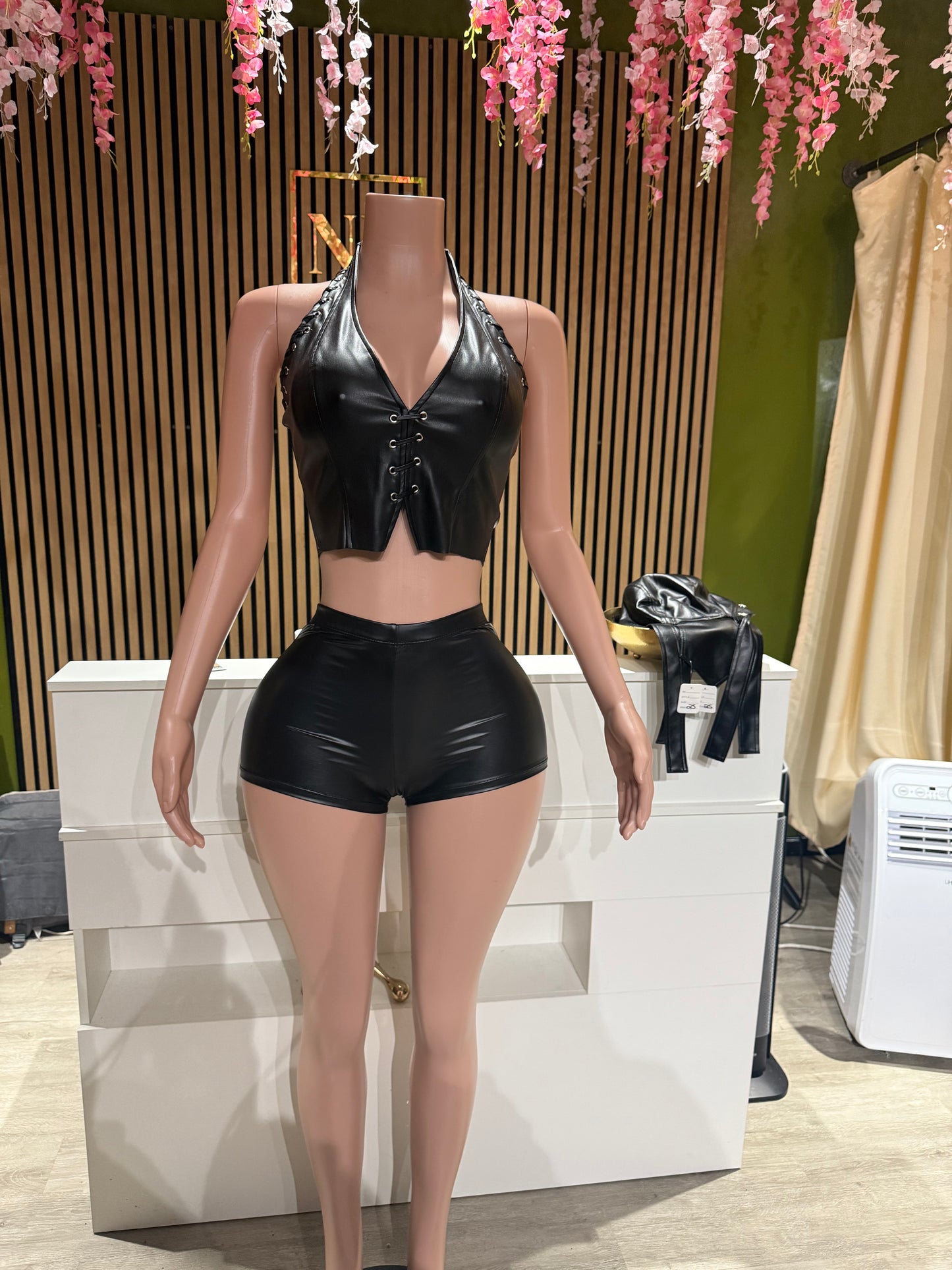 Black Out Halter Top