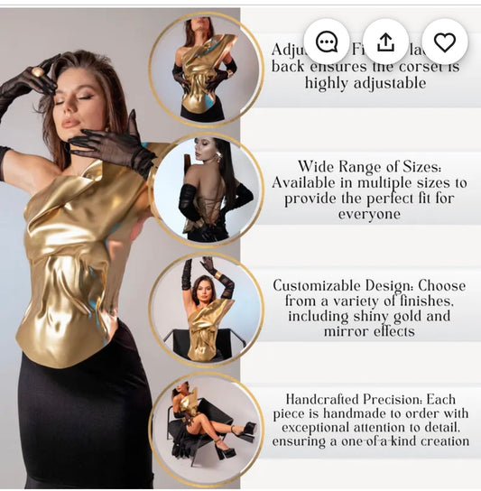Gold Body Top (No Refund/No Exchange)