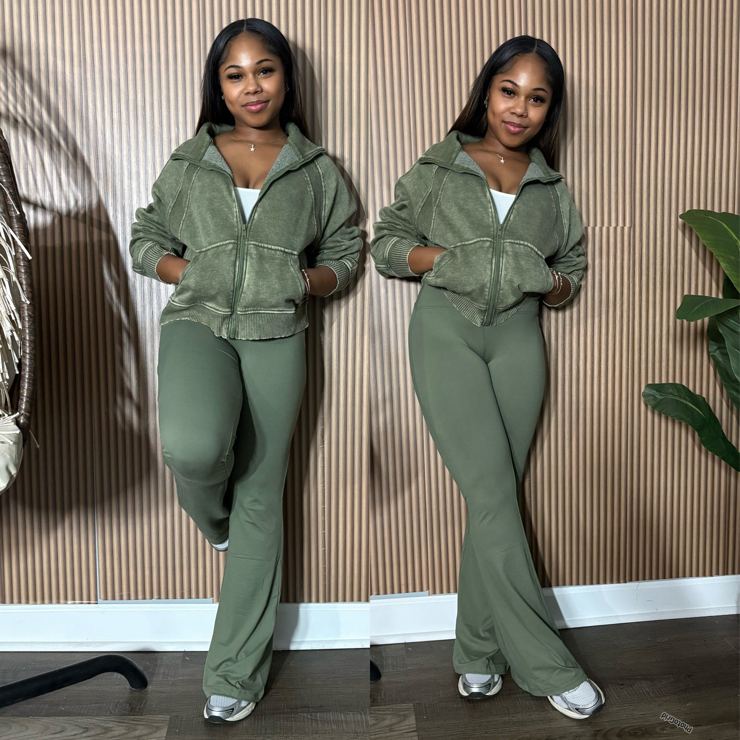 Better Behave Zip Up (Olive Green)